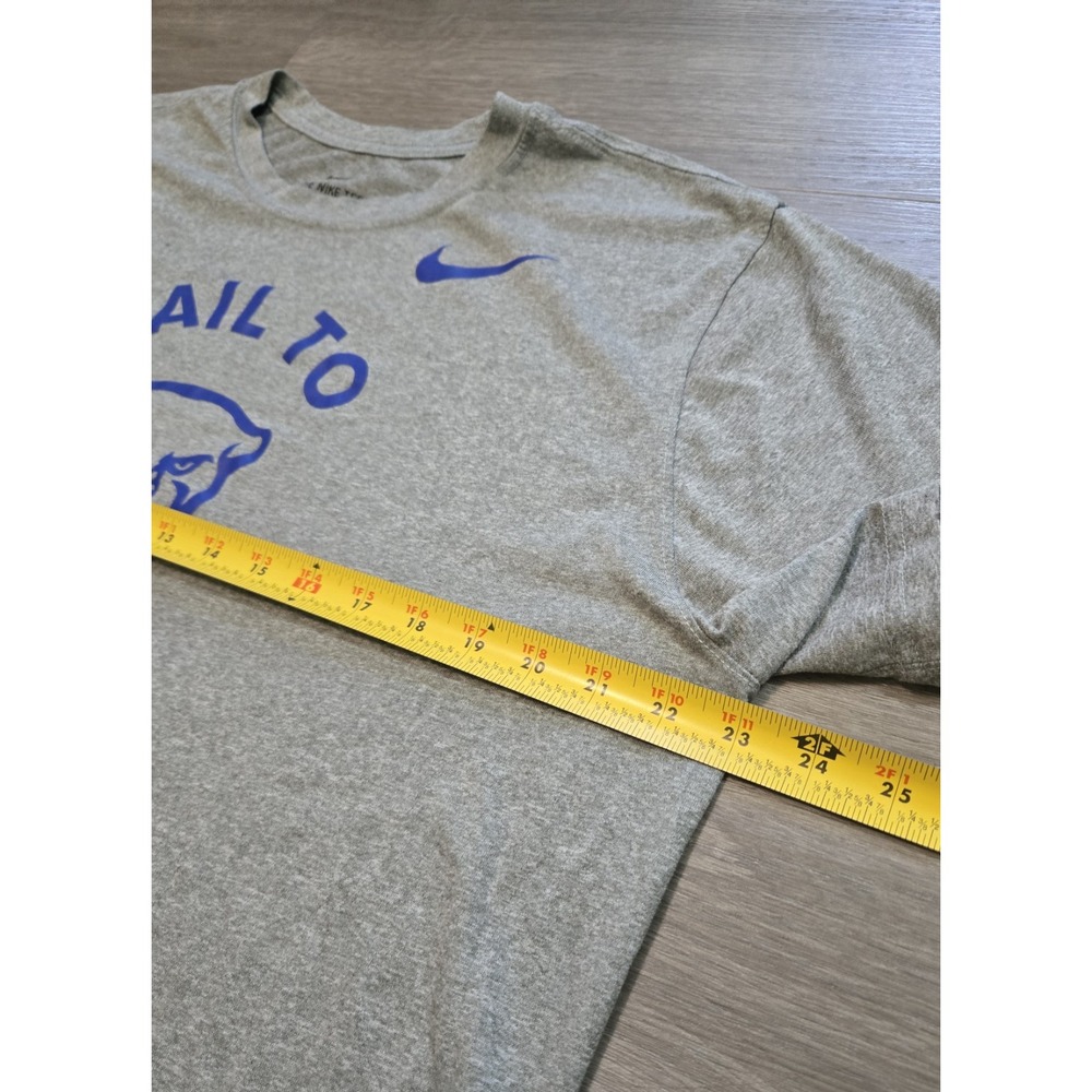 Hail To Pitt Panthers Nike T-Shirt Men's XL Gray Dri-FIT College Tee - Picture 7 of 11